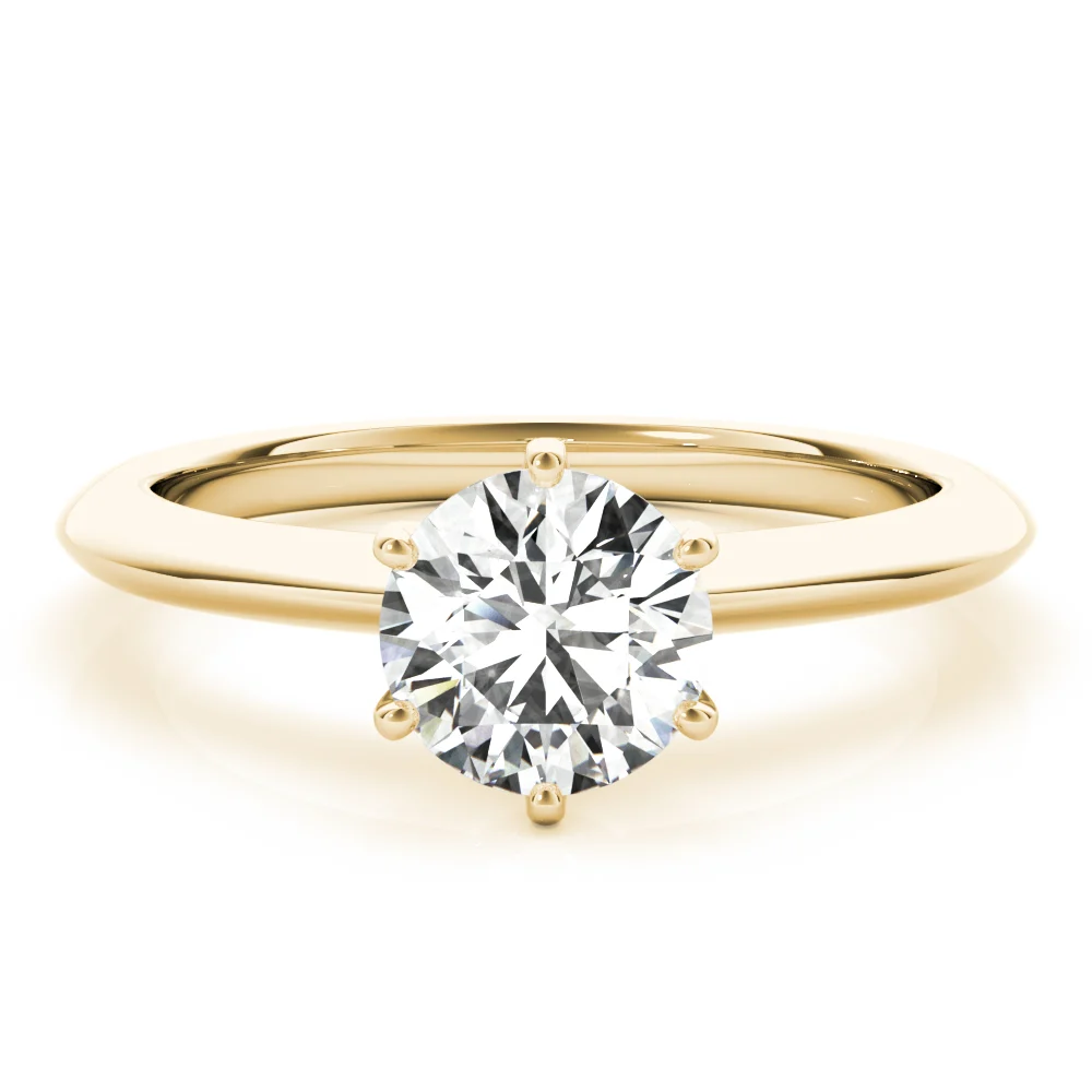 6-Prong Round Solitaire Engagement Ring - Image 40