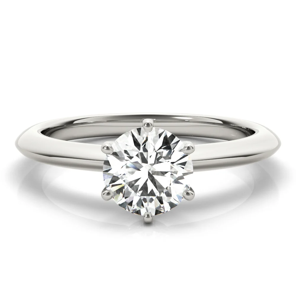 6-Prong Round Solitaire Engagement Ring - Image 28
