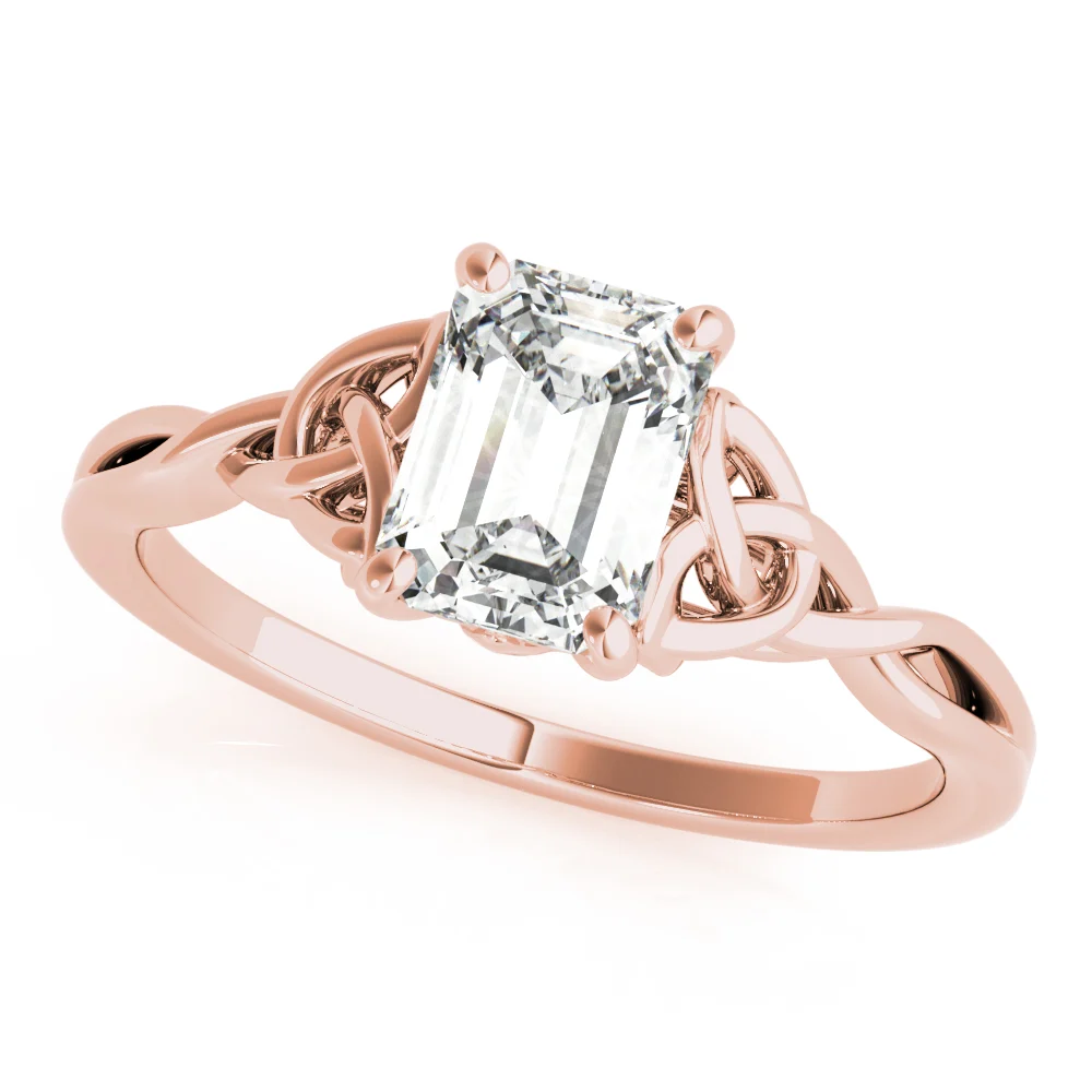 EMERALD CUT COLOR SOLITAIRE - Image 9
