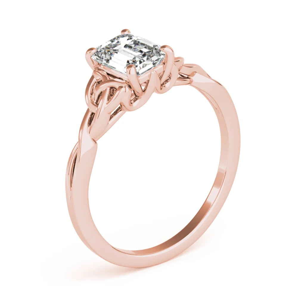 EMERALD CUT COLOR SOLITAIRE - Image 12