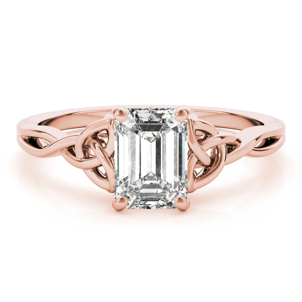 EMERALD CUT COLOR SOLITAIRE - Image 11