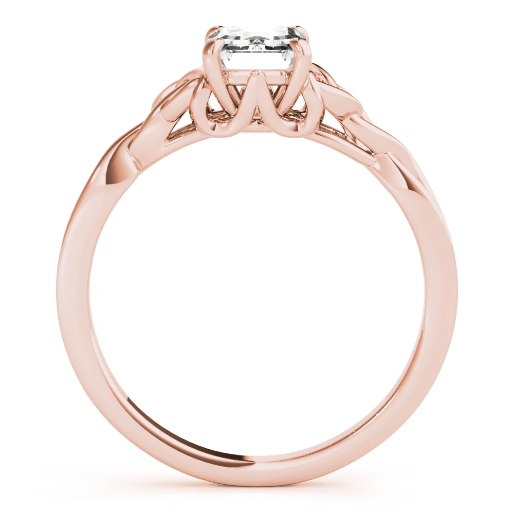 EMERALD CUT COLOR SOLITAIRE - Image 10