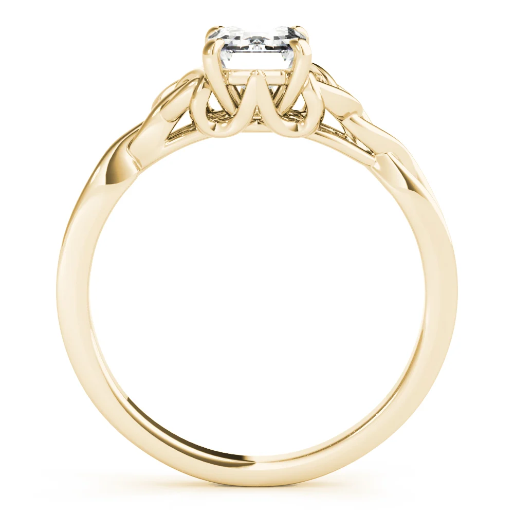 EMERALD CUT COLOR SOLITAIRE - Image 6