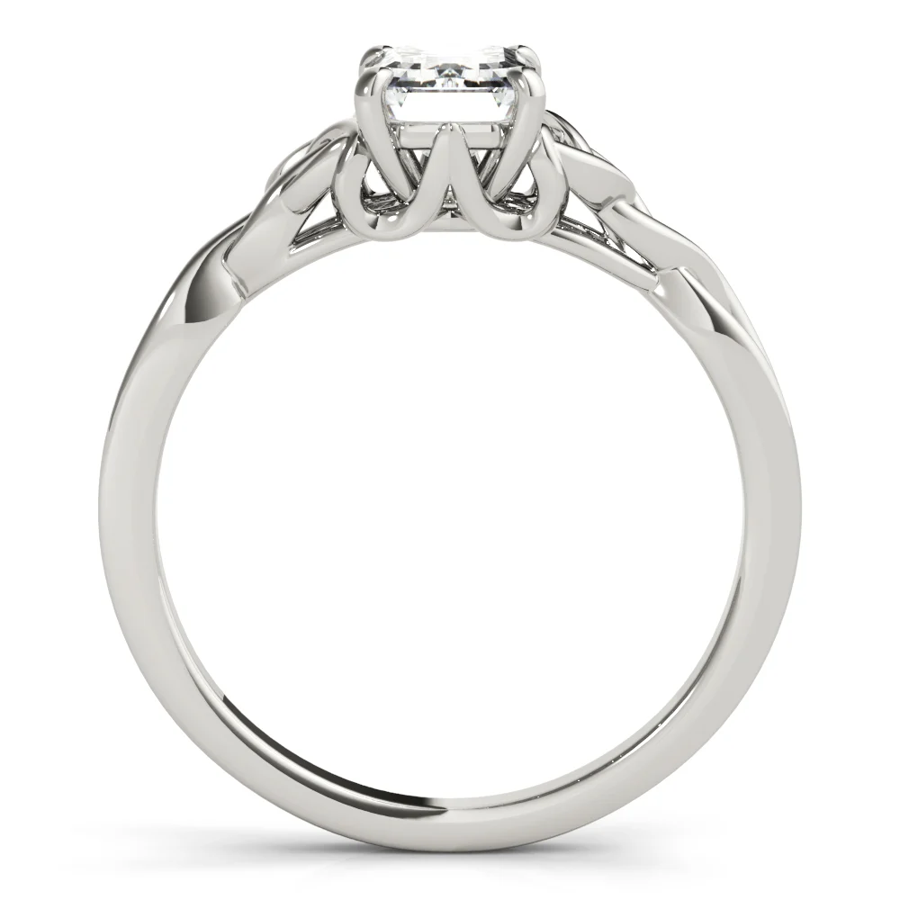 EMERALD CUT COLOR SOLITAIRE - Image 2