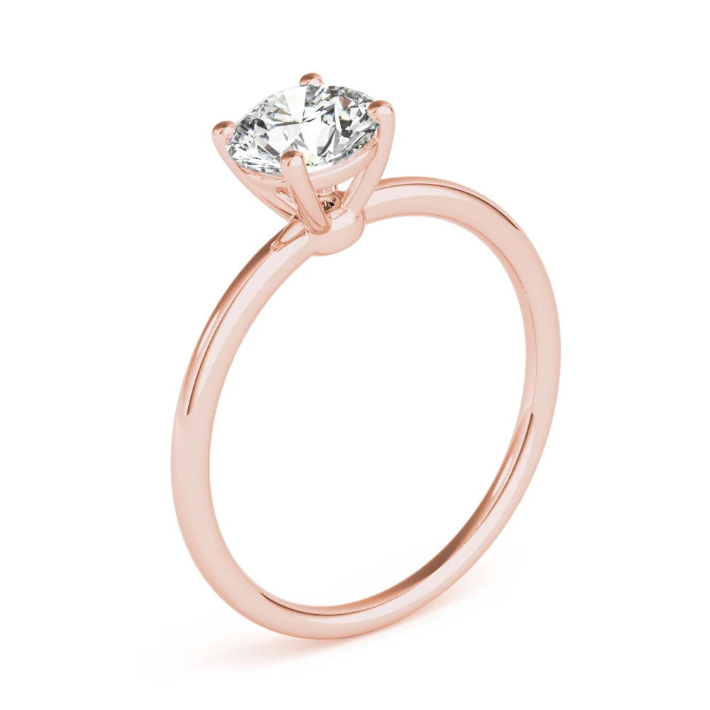 Solitaire Round Engagement Ring - Image 14