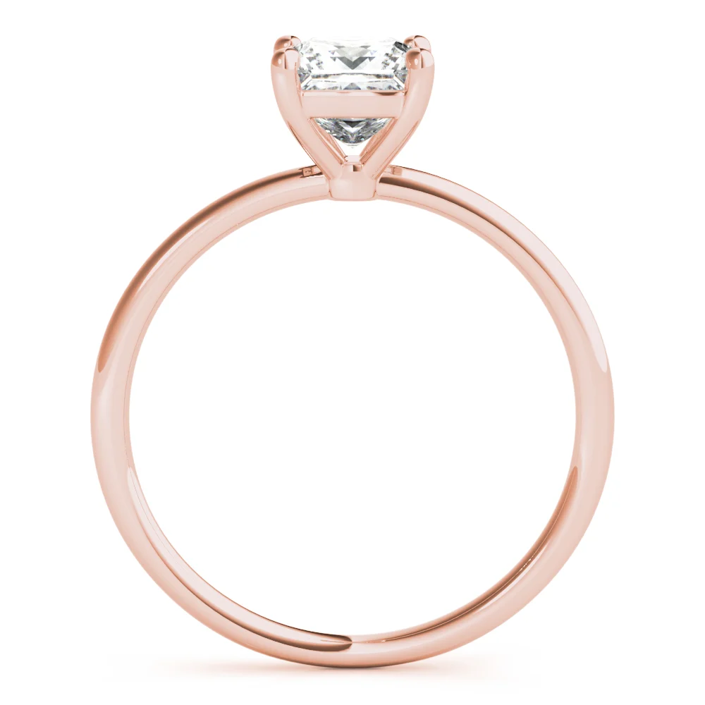 Solitaire Princess Cut Engagement Ring - Image 12