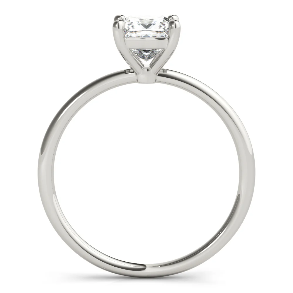 Solitaire Princess Cut Engagement Ring - Image 2