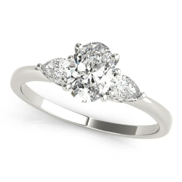 Oval & Pear Shape Engagement Ring
