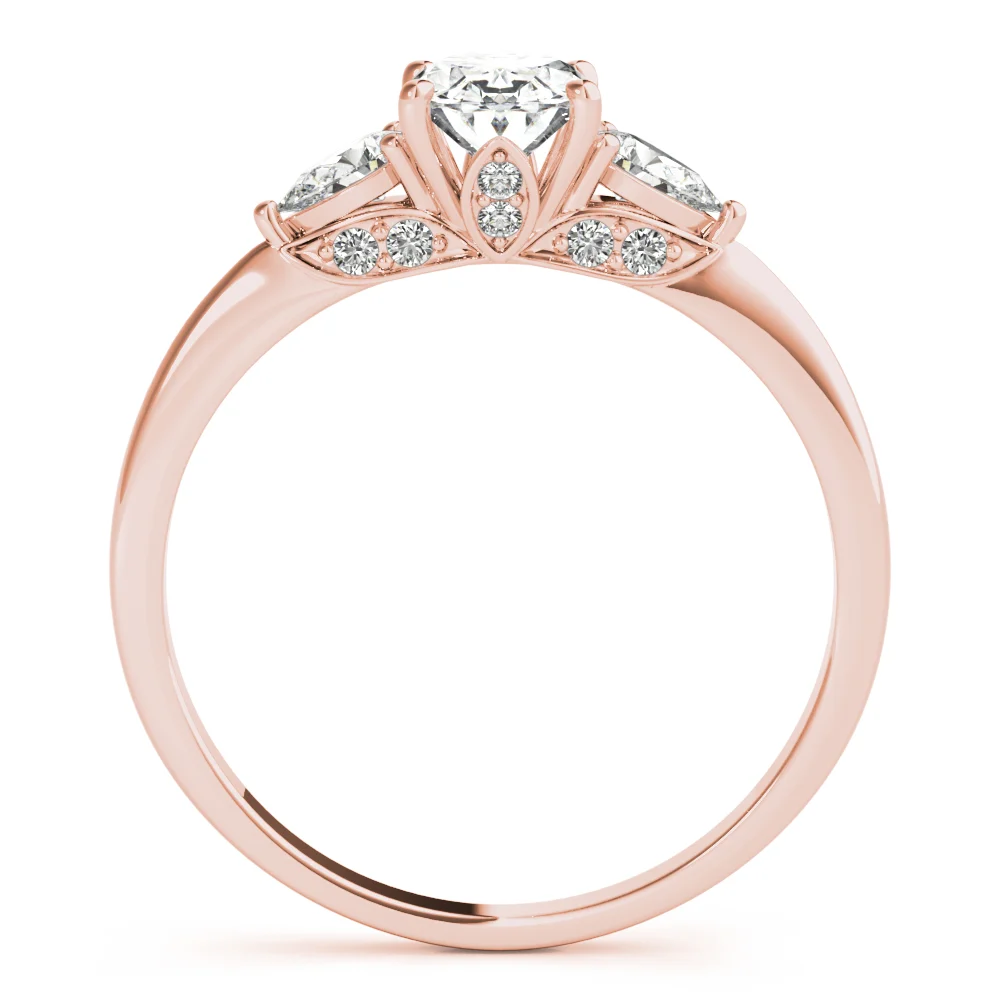 Oval & Pear Shape Engagement Ring - Image 12