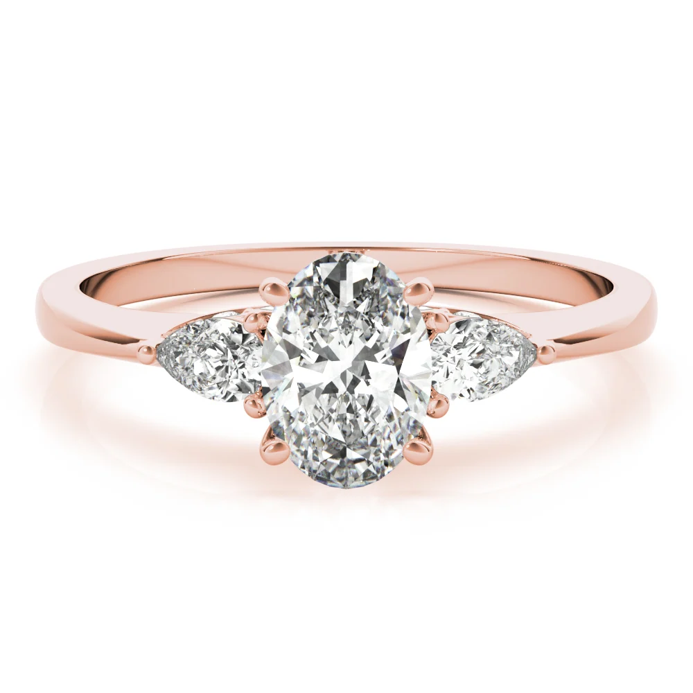 Oval & Pear Shape Engagement Ring - Image 15