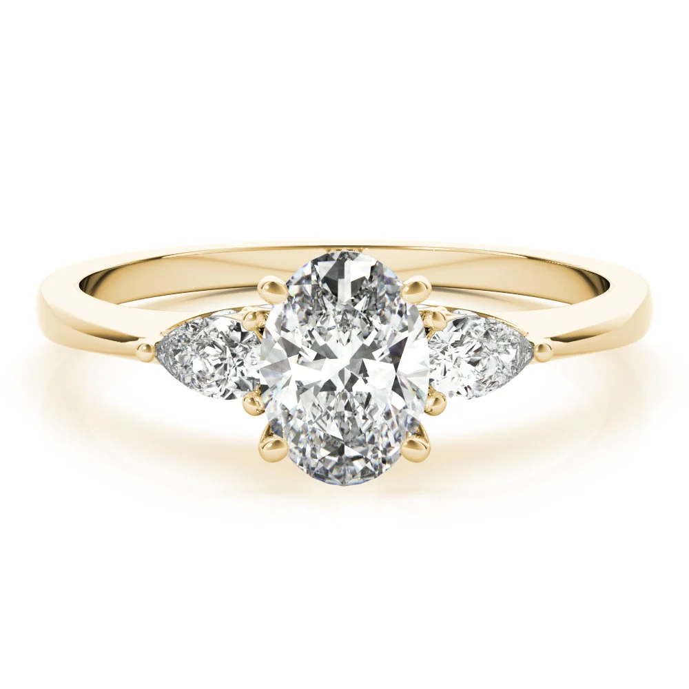 Oval & Pear Shape Engagement Ring - Image 10