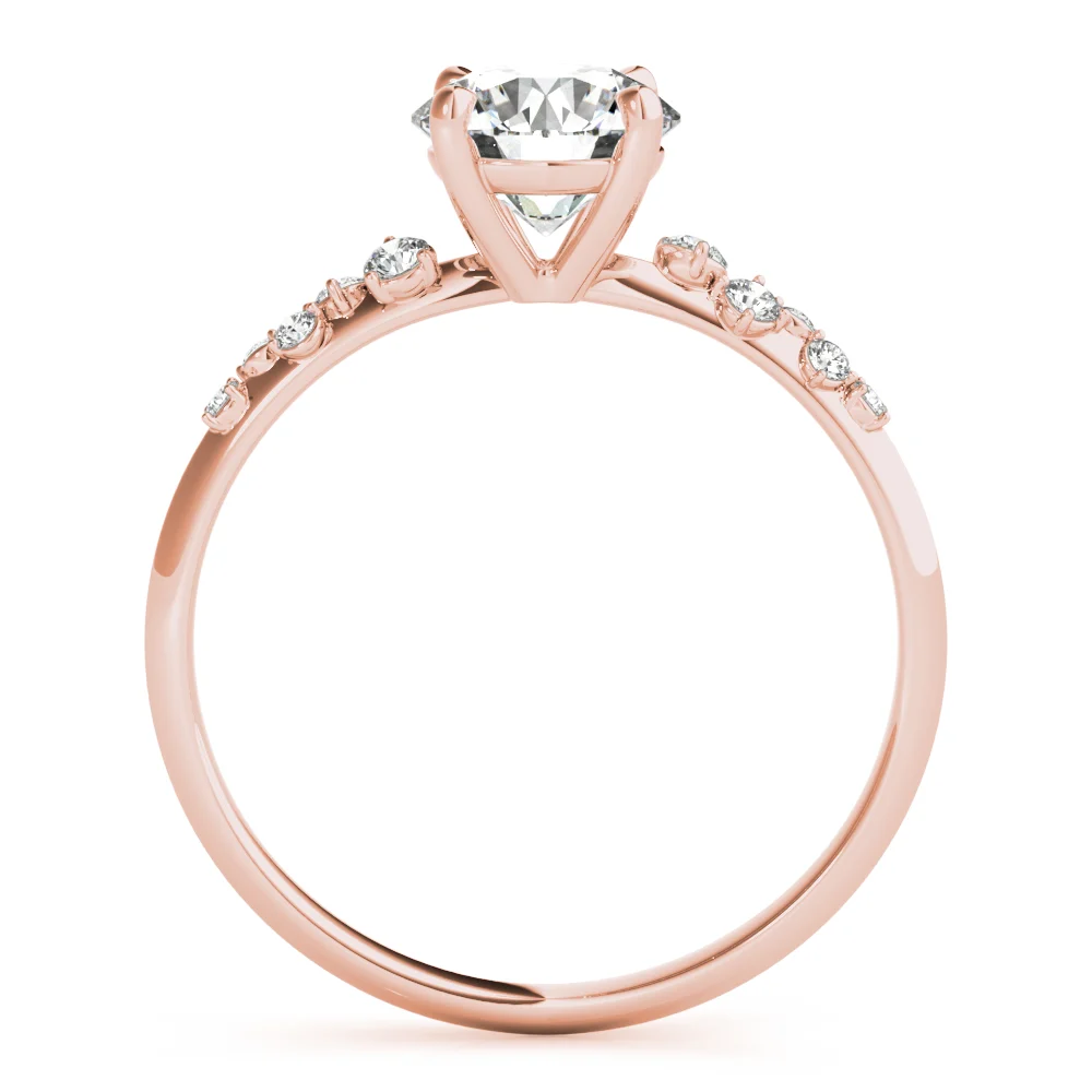 Scattered Diamond Engagement Ring - Image 12