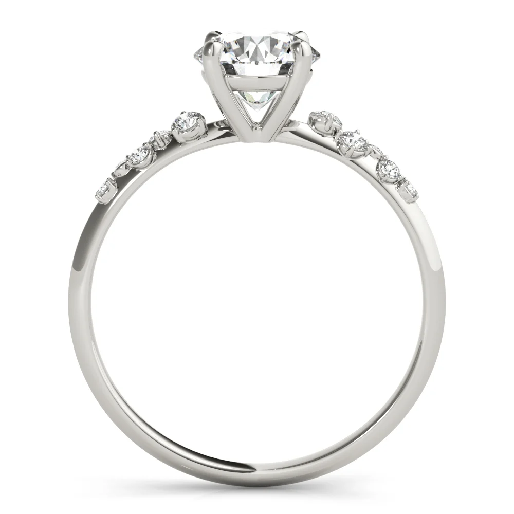 Scattered Diamond Engagement Ring - Image 2