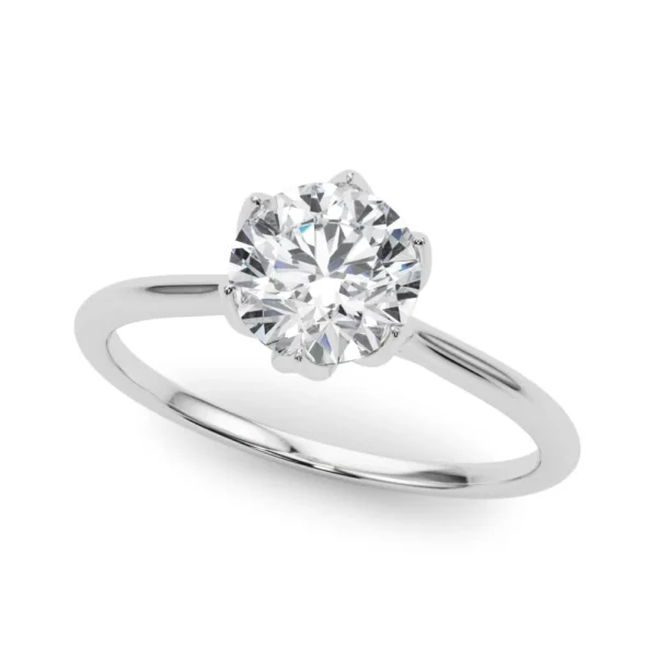 Tulip Solitaire Engagement Ring
