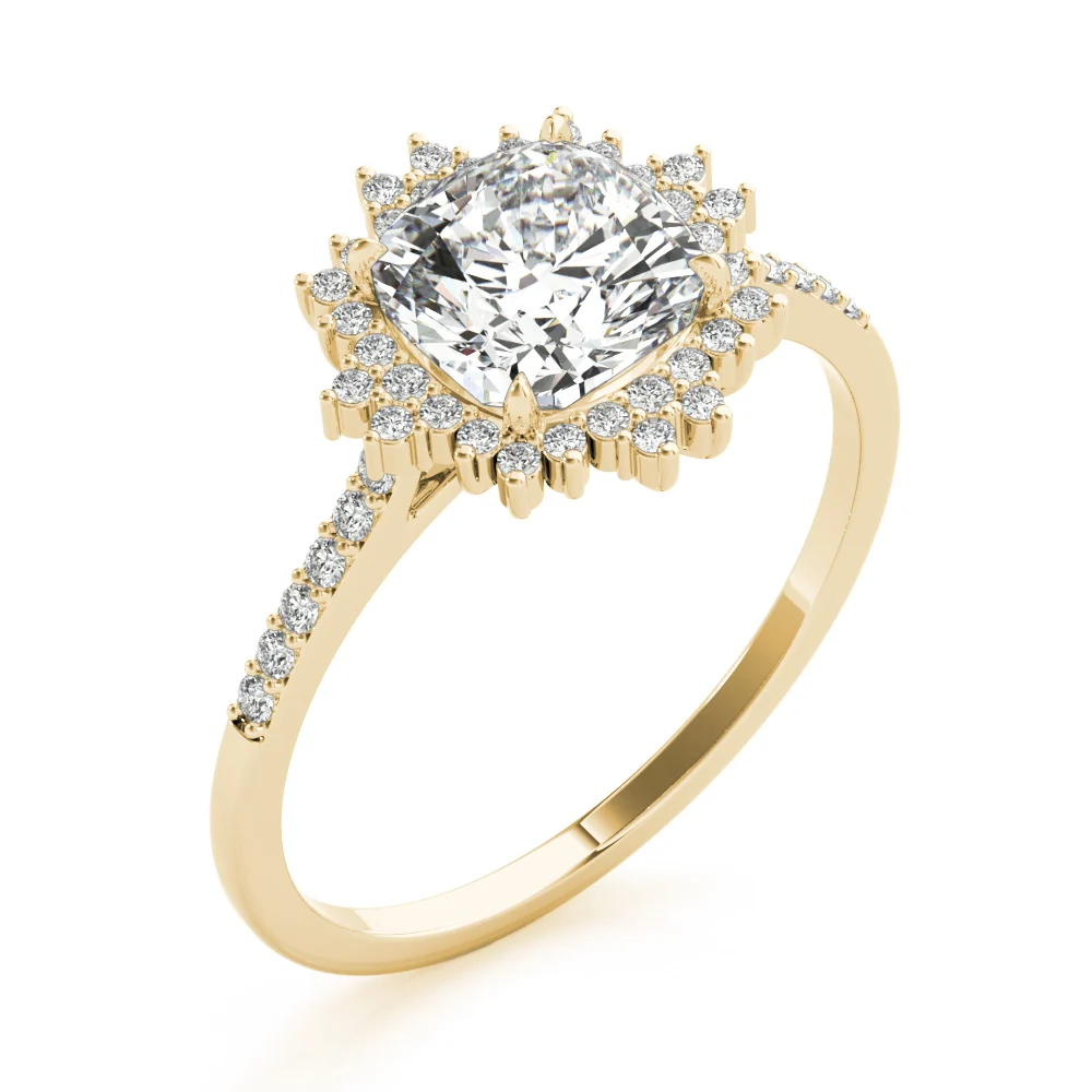 ENGAGEMENT RING CUSHION CENTER - Image 9