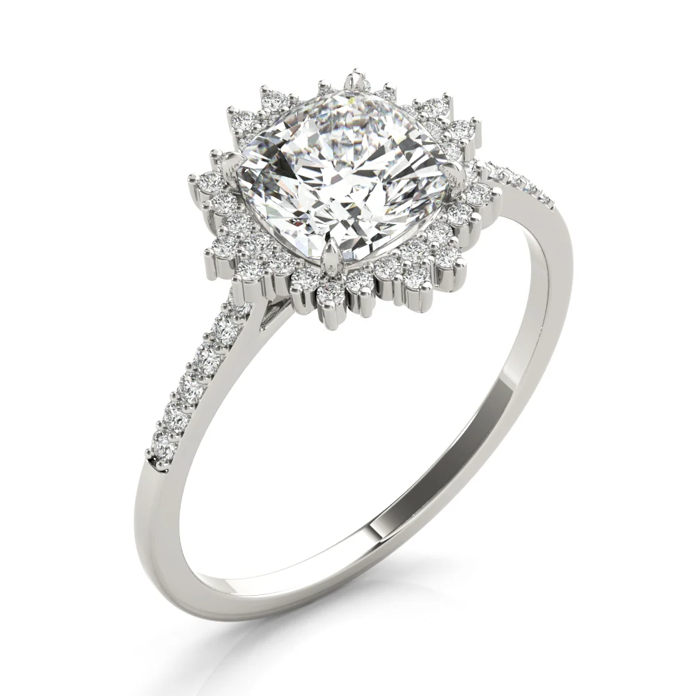 ENGAGEMENT RING CUSHION CENTER - Image 4