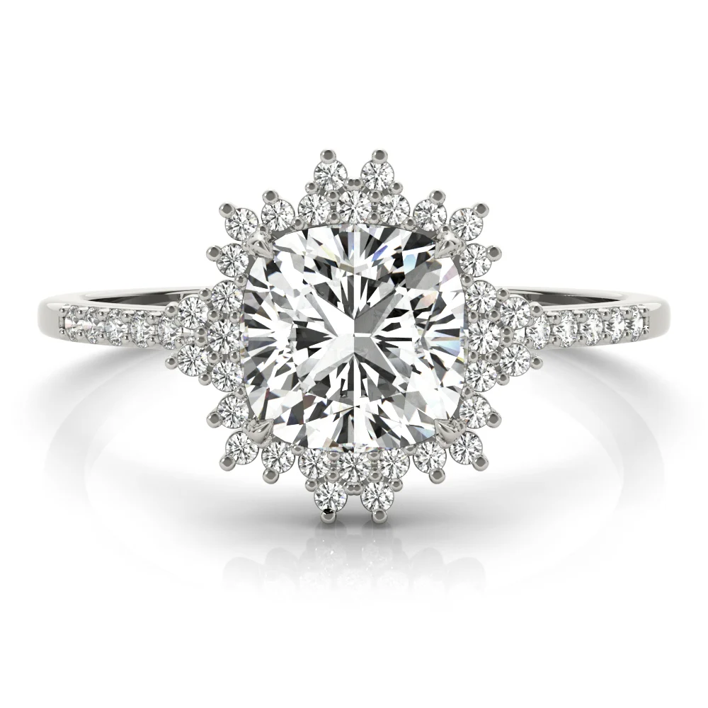 ENGAGEMENT RING CUSHION CENTER - Image 3