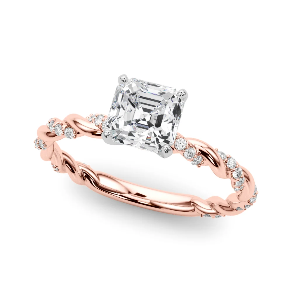 Twisted Rope Style Engagement Ring - Image 95