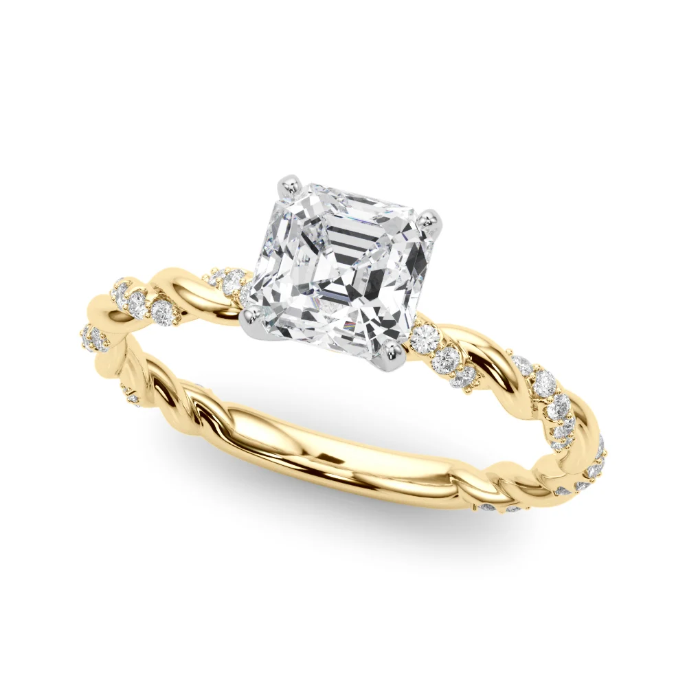 Twisted Rope Style Engagement Ring - Image 48