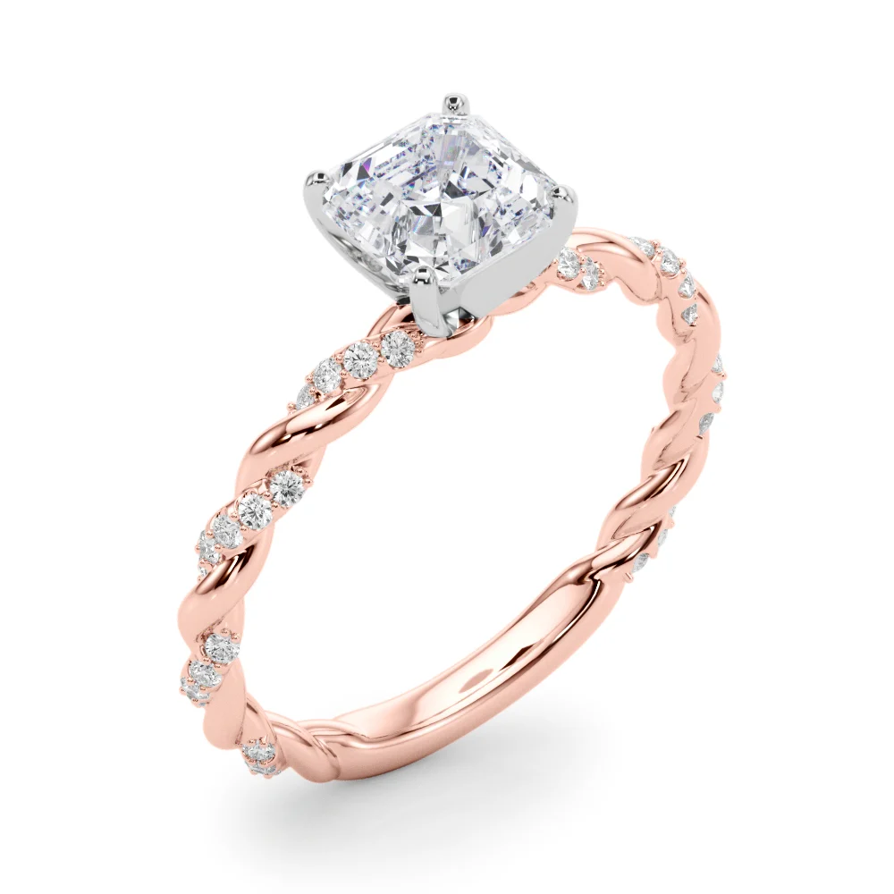 Twisted Rope Style Engagement Ring - Image 125
