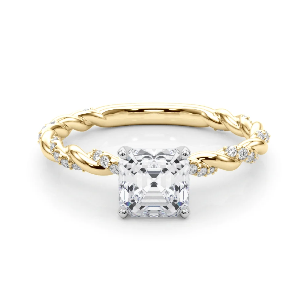 Twisted Rope Style Engagement Ring - Image 68
