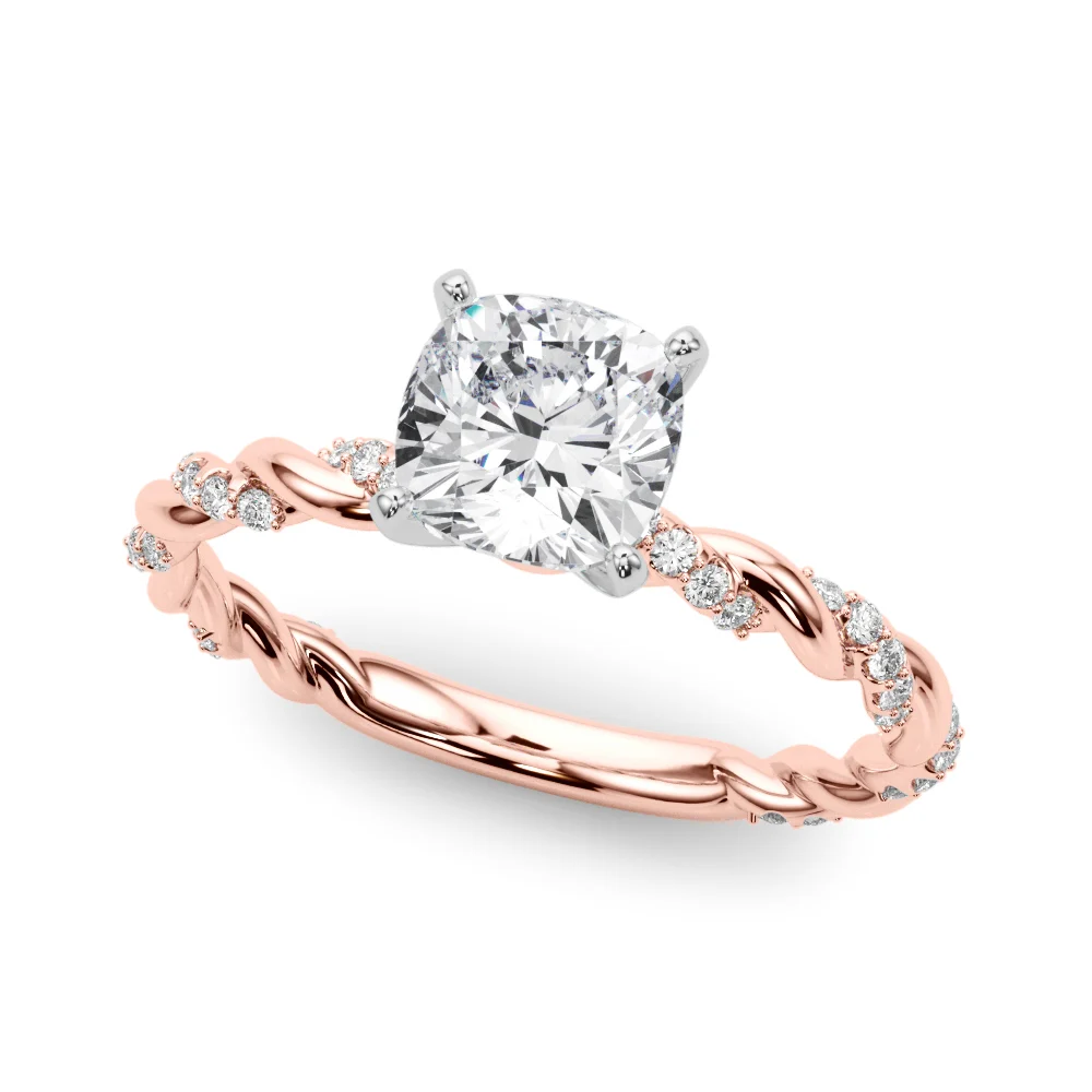 Twisted Rope Style Engagement Ring - Image 96