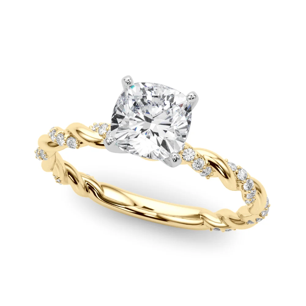 Twisted Rope Style Engagement Ring - Image 49