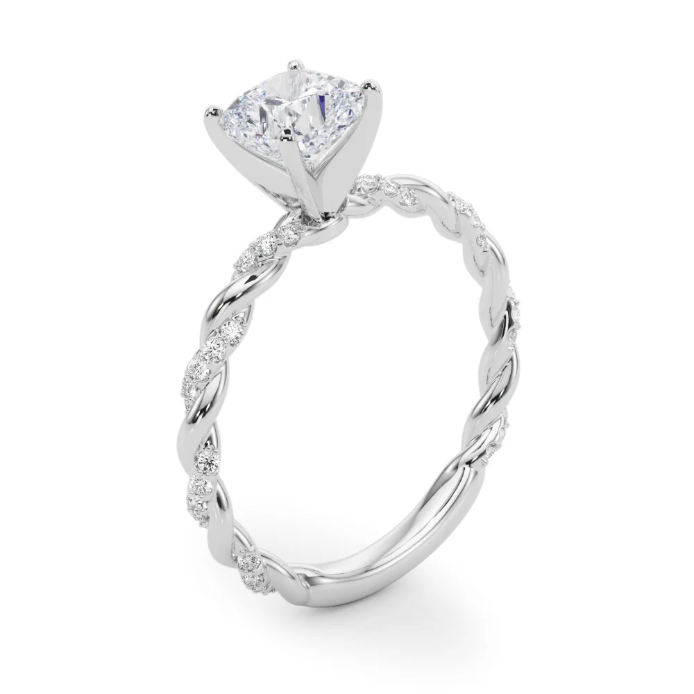 Twisted Rope Style Engagement Ring - Image 32