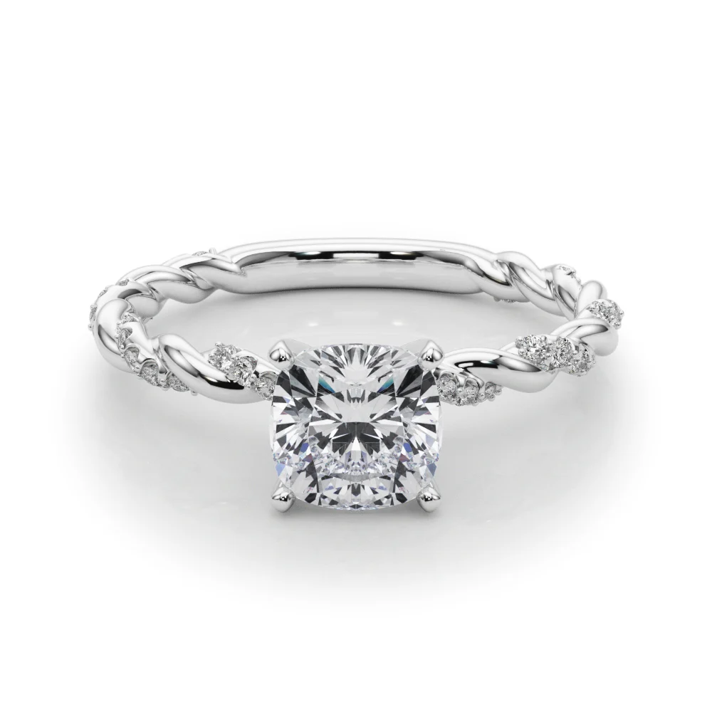 Twisted Rope Style Engagement Ring - Image 22