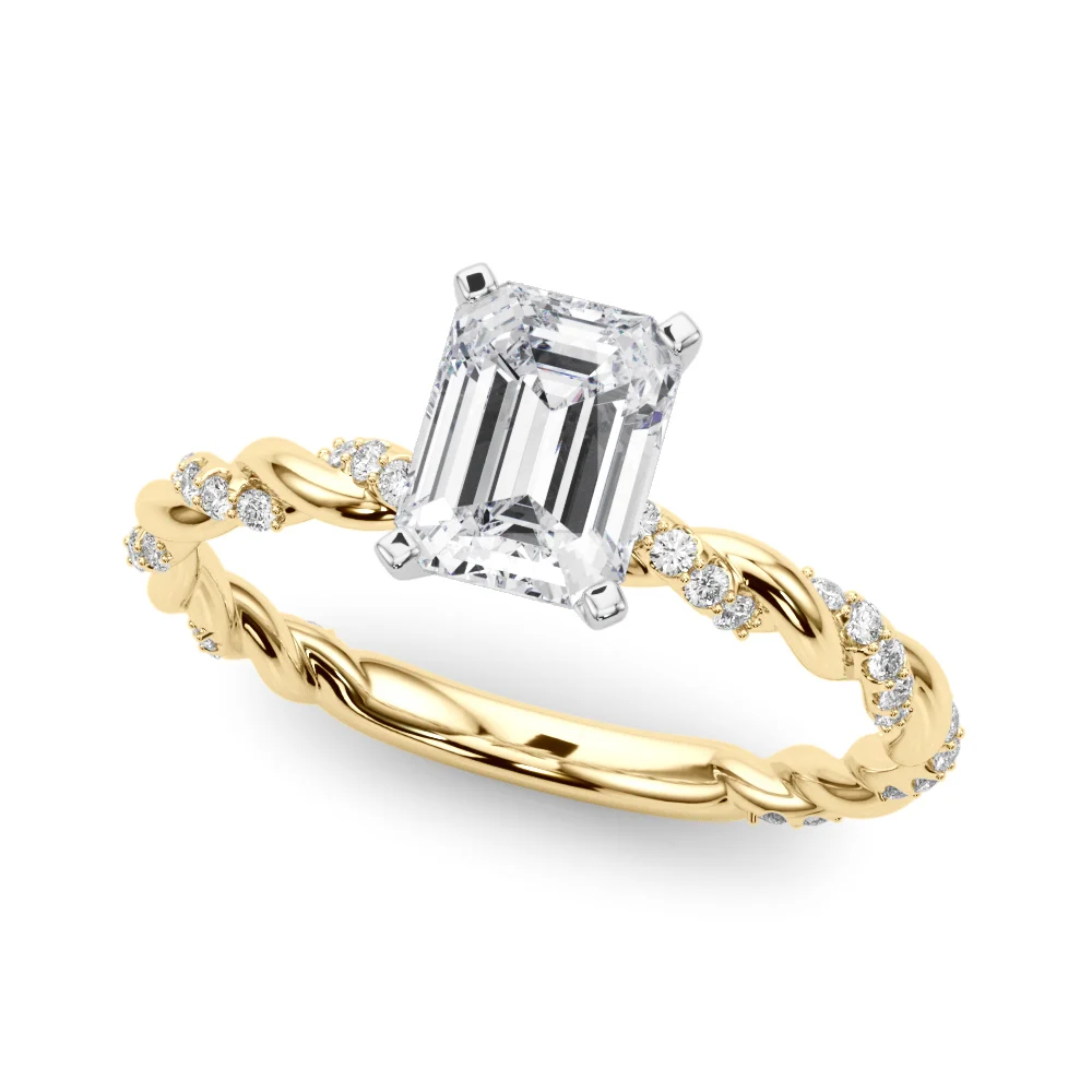Twisted Rope Style Engagement Ring - Image 50
