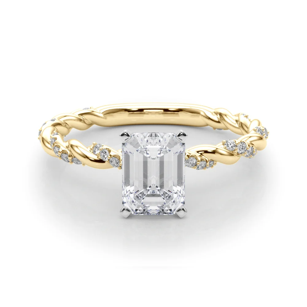 Twisted Rope Style Engagement Ring - Image 70