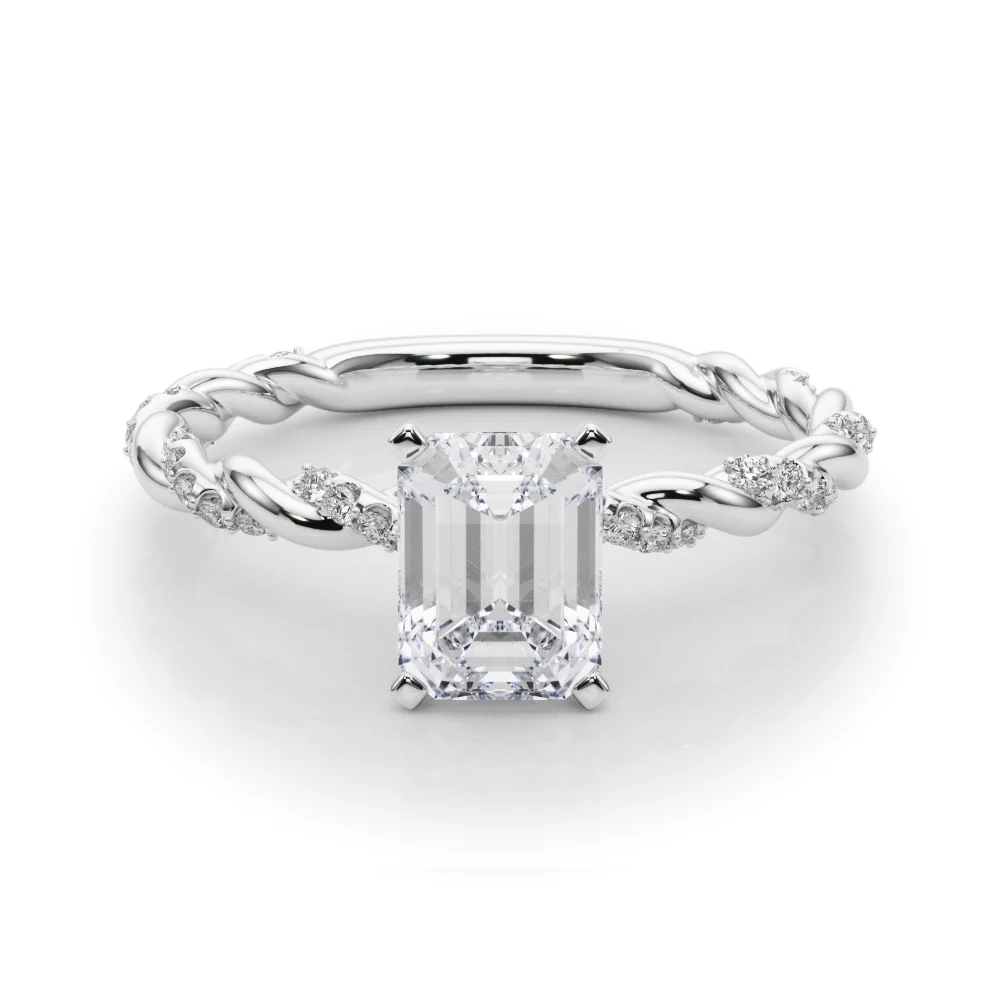 Twisted Rope Style Engagement Ring - Image 23