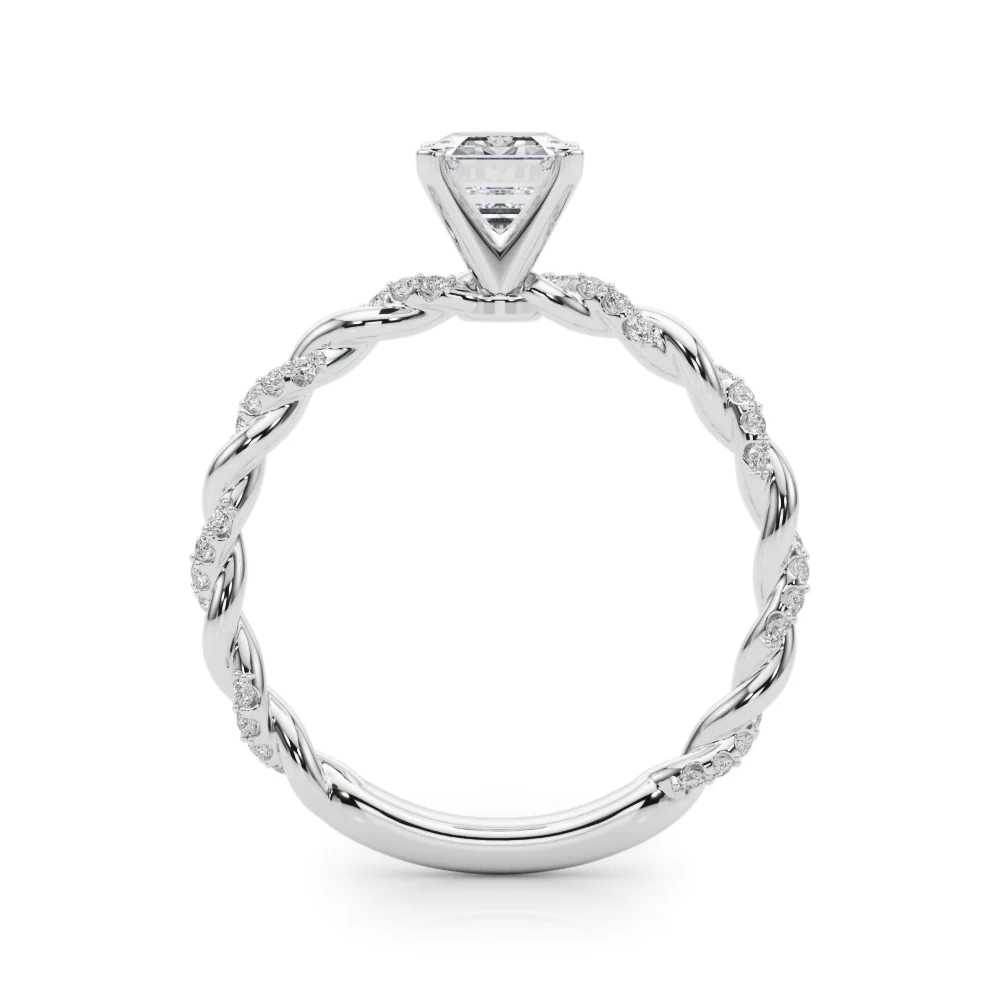 Twisted Rope Style Engagement Ring - Image 13
