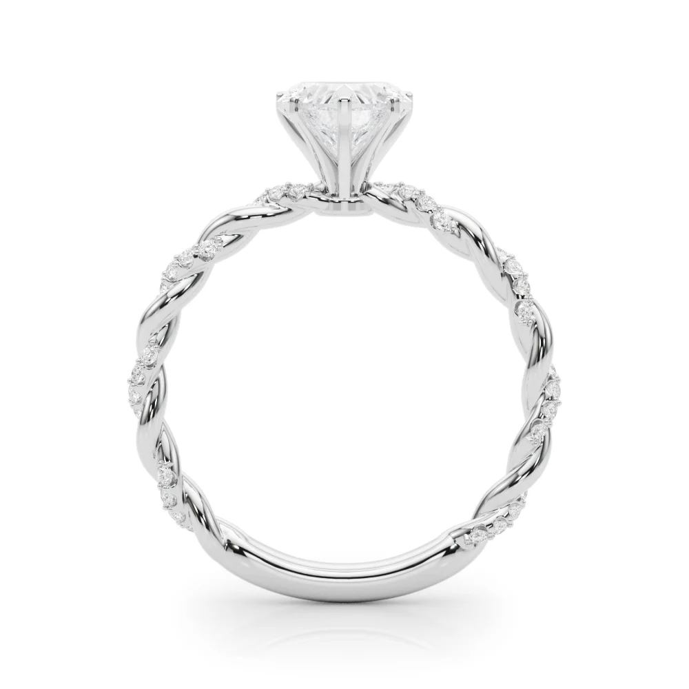 Twisted Rope Style Engagement Ring - Image 14