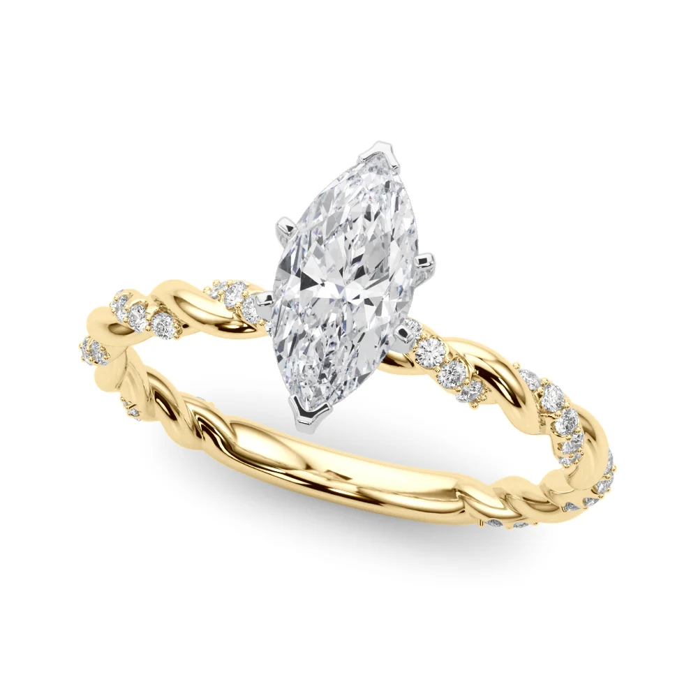 Twisted Rope Style Engagement Ring - Image 52