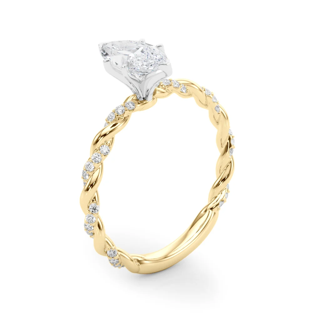 Twisted Rope Style Engagement Ring - Image 82