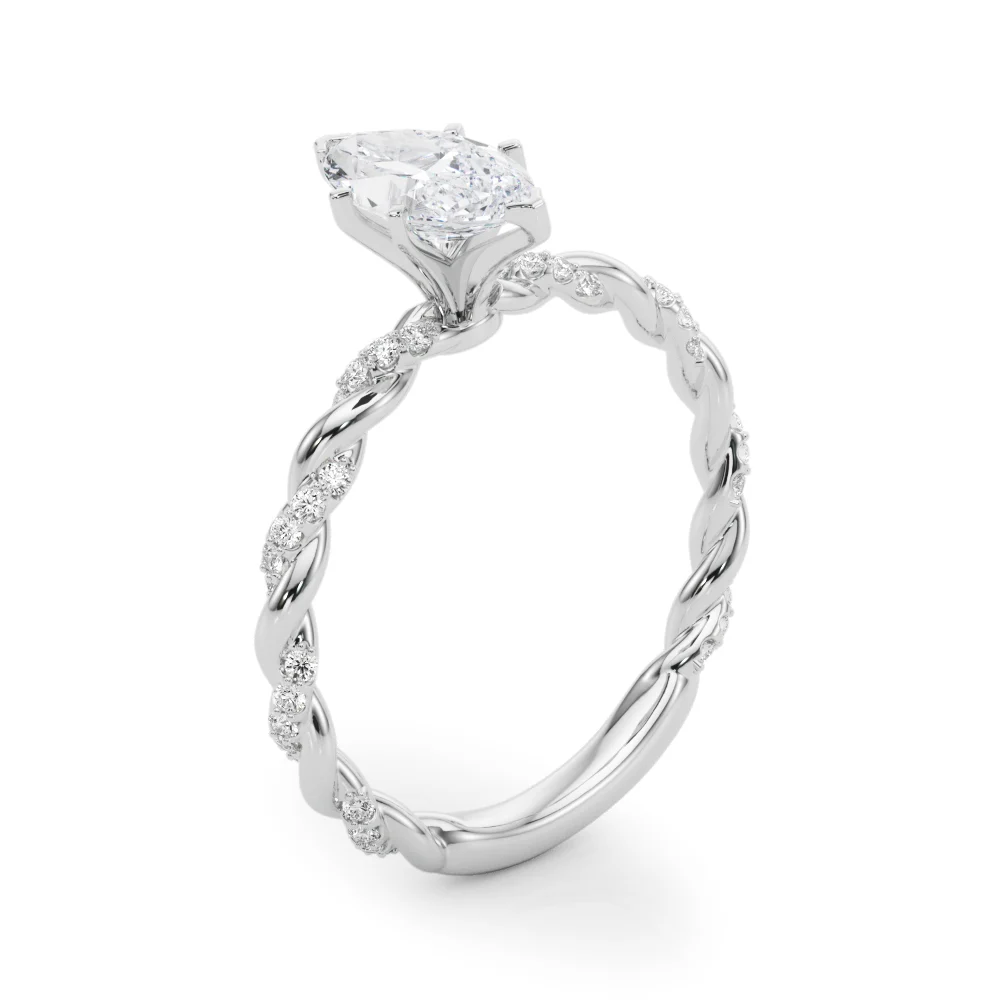 Twisted Rope Style Engagement Ring - Image 35