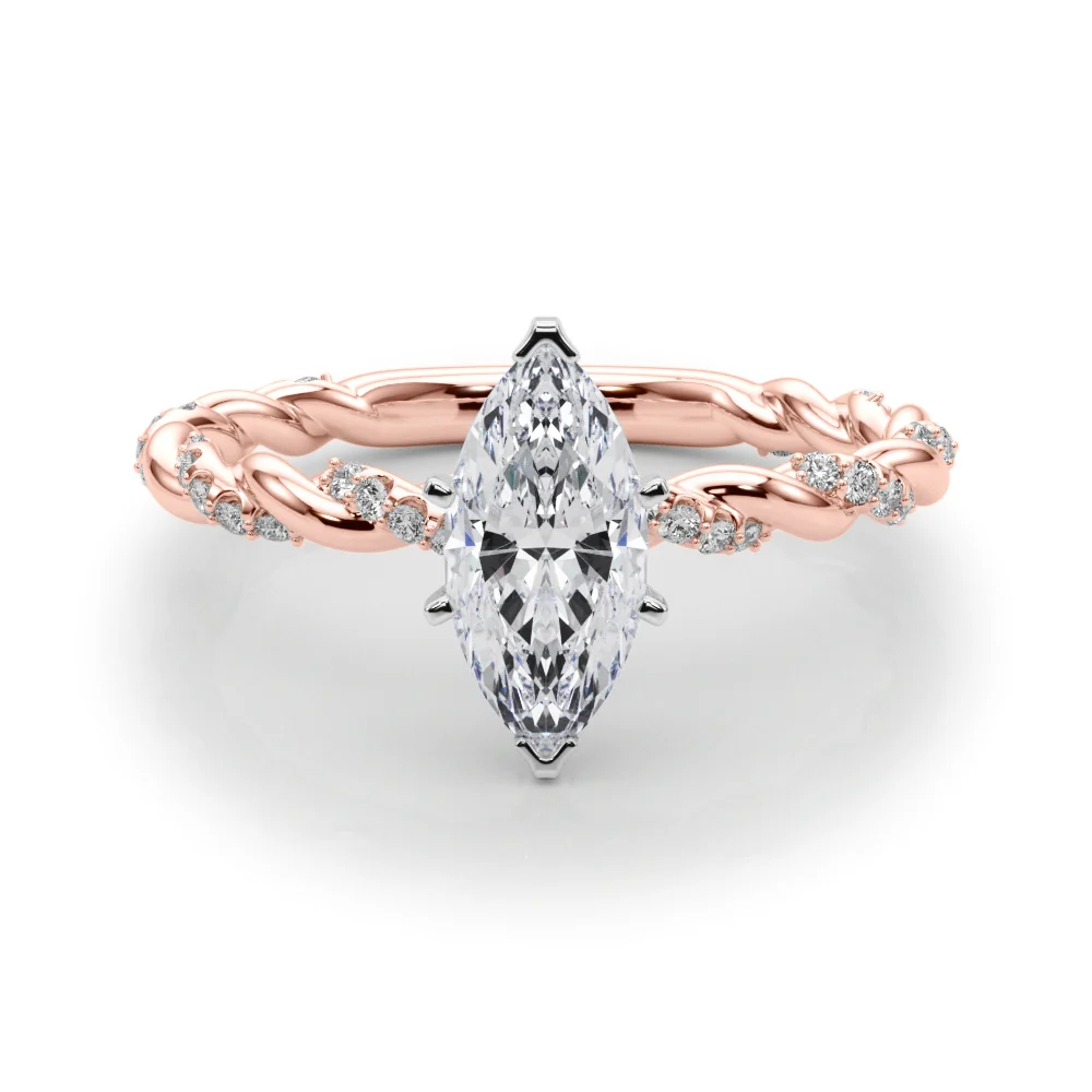 Twisted Rope Style Engagement Ring - Image 119