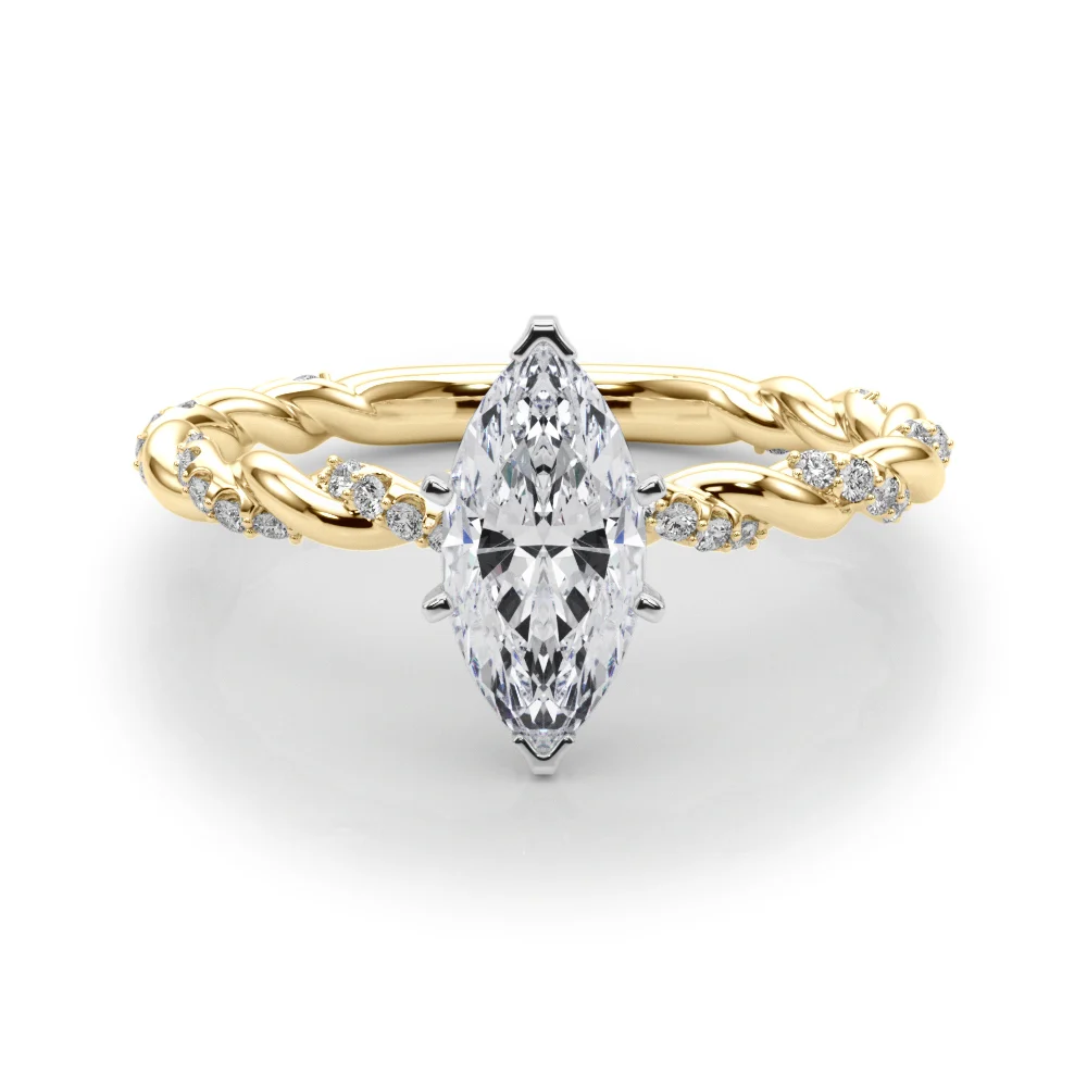 Twisted Rope Style Engagement Ring - Image 72