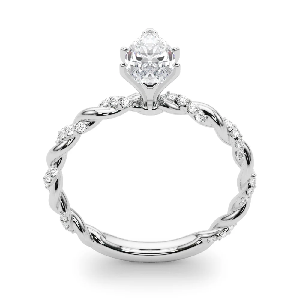 Twisted Rope Style Engagement Ring - Image 43