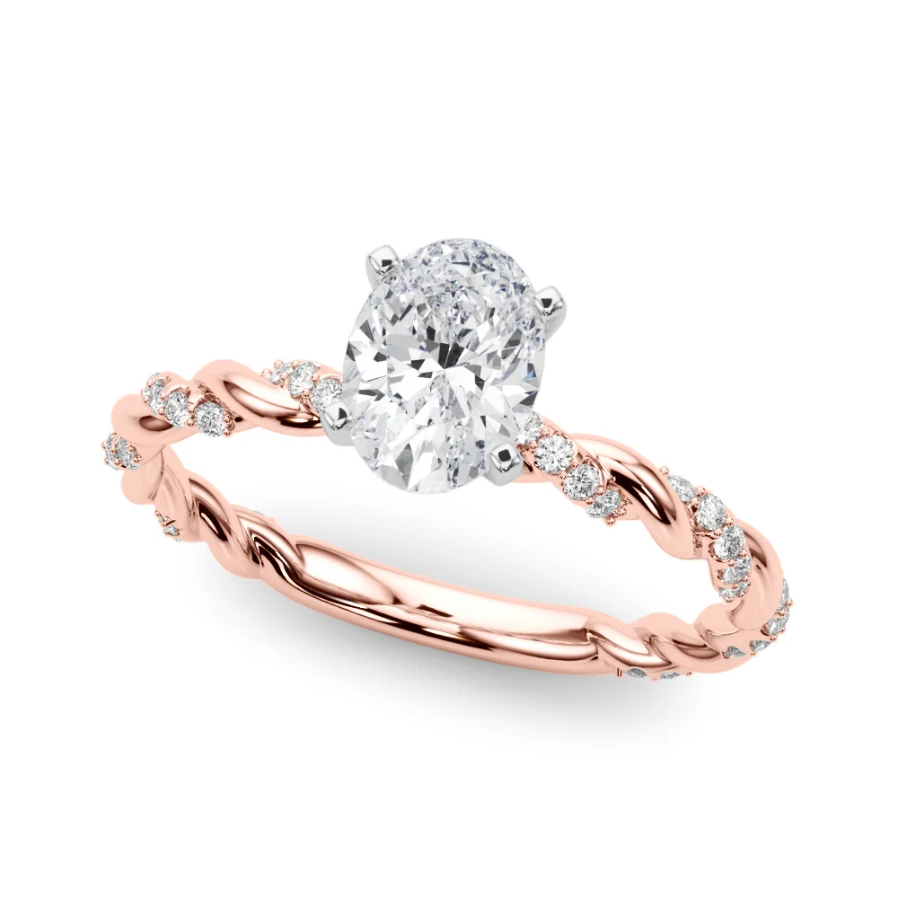 Twisted Rope Style Engagement Ring - Image 100