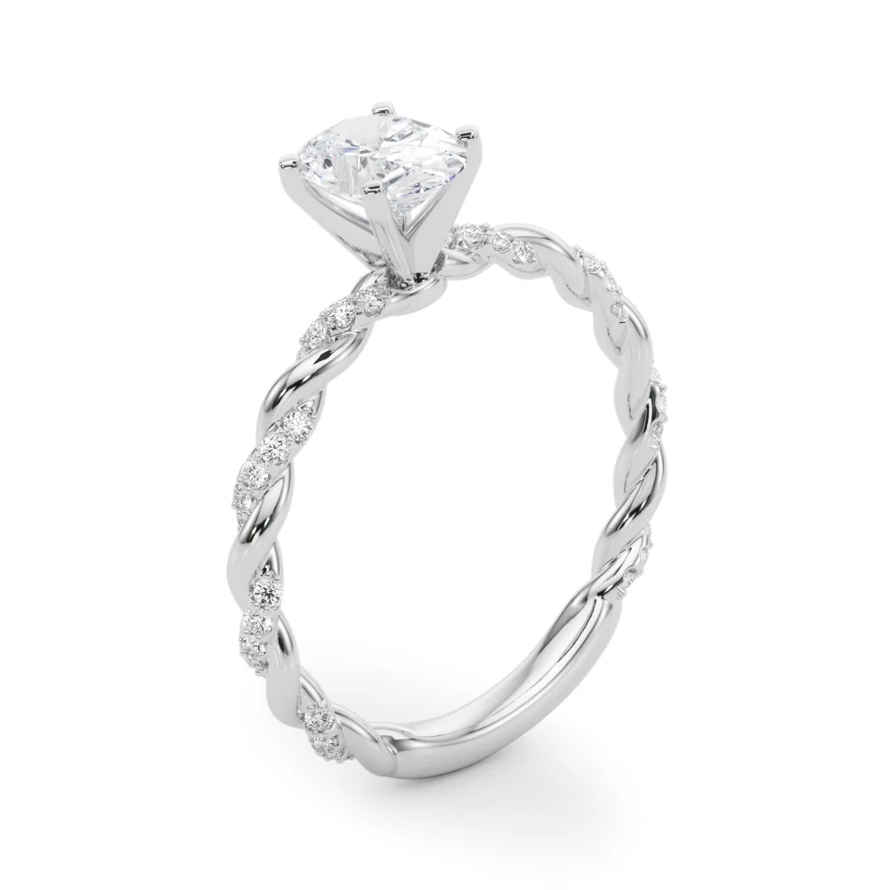 Twisted Rope Style Engagement Ring - Image 36