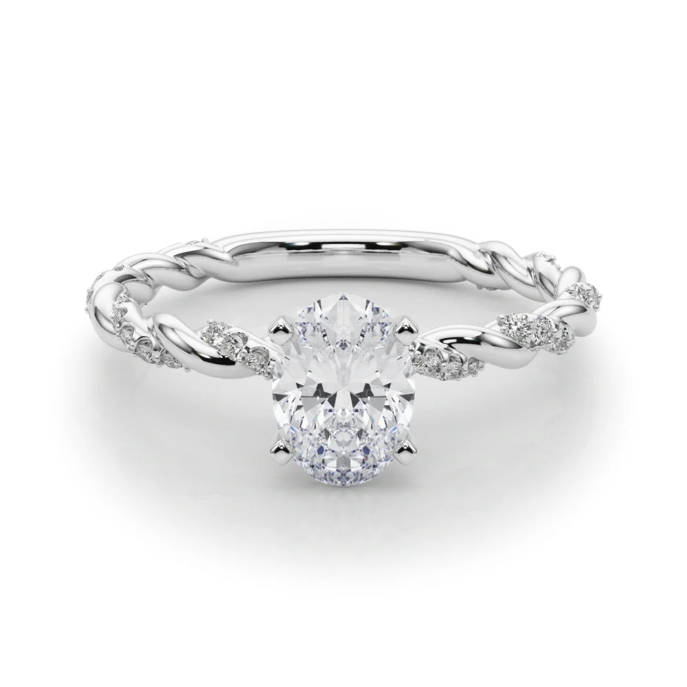 Twisted Rope Style Engagement Ring - Image 26