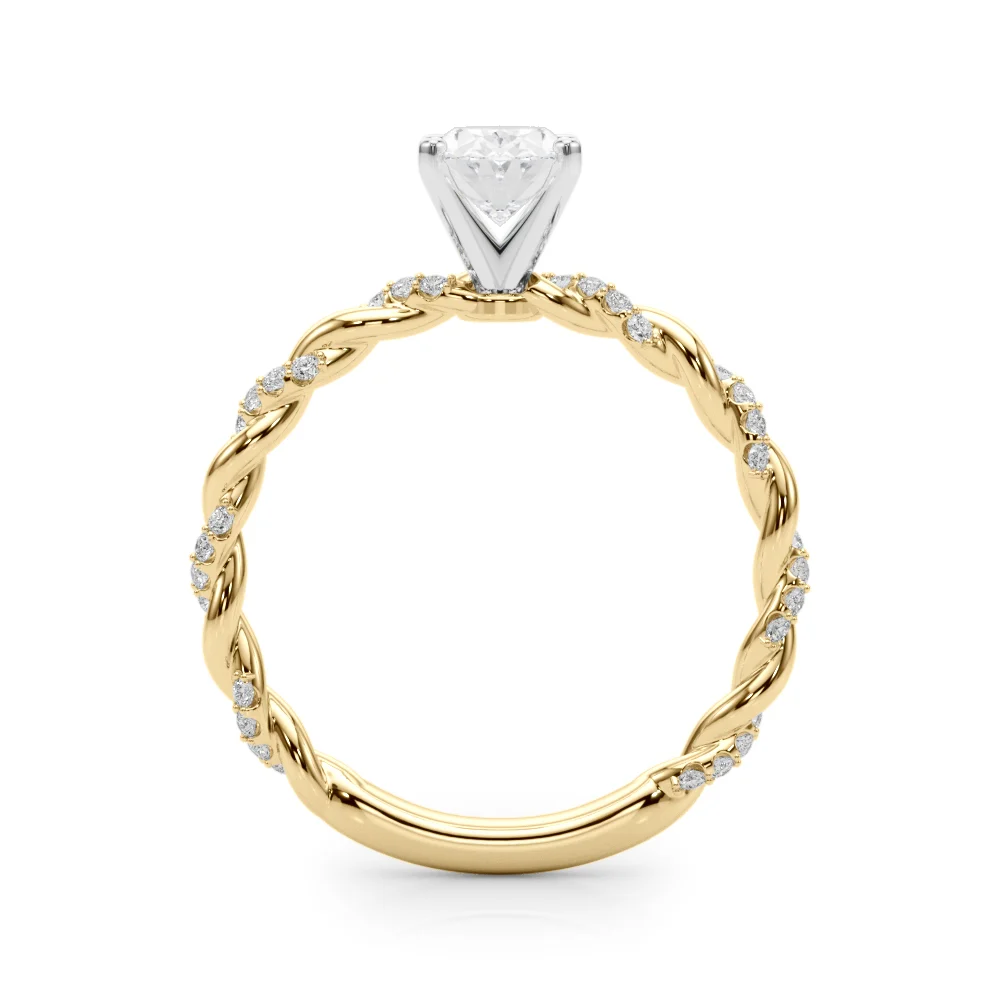 Twisted Rope Style Engagement Ring - Image 63