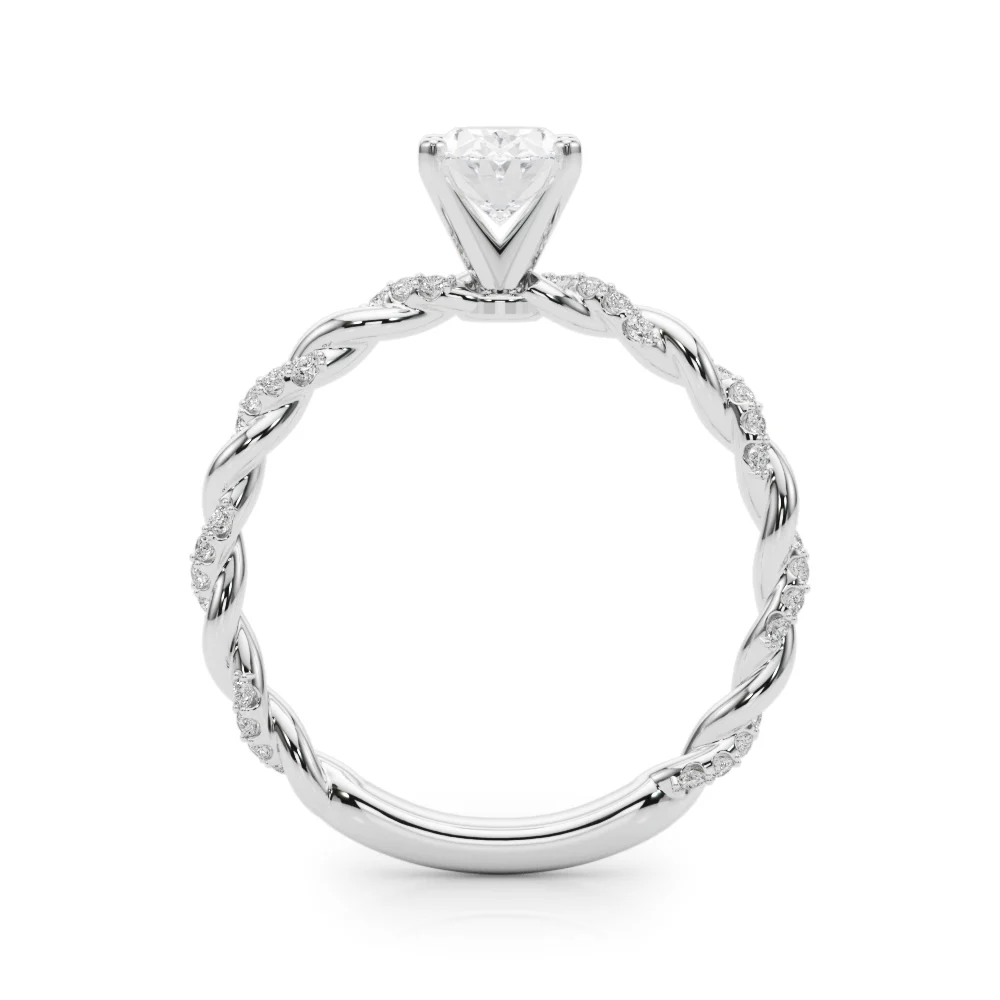 Twisted Rope Style Engagement Ring - Image 16