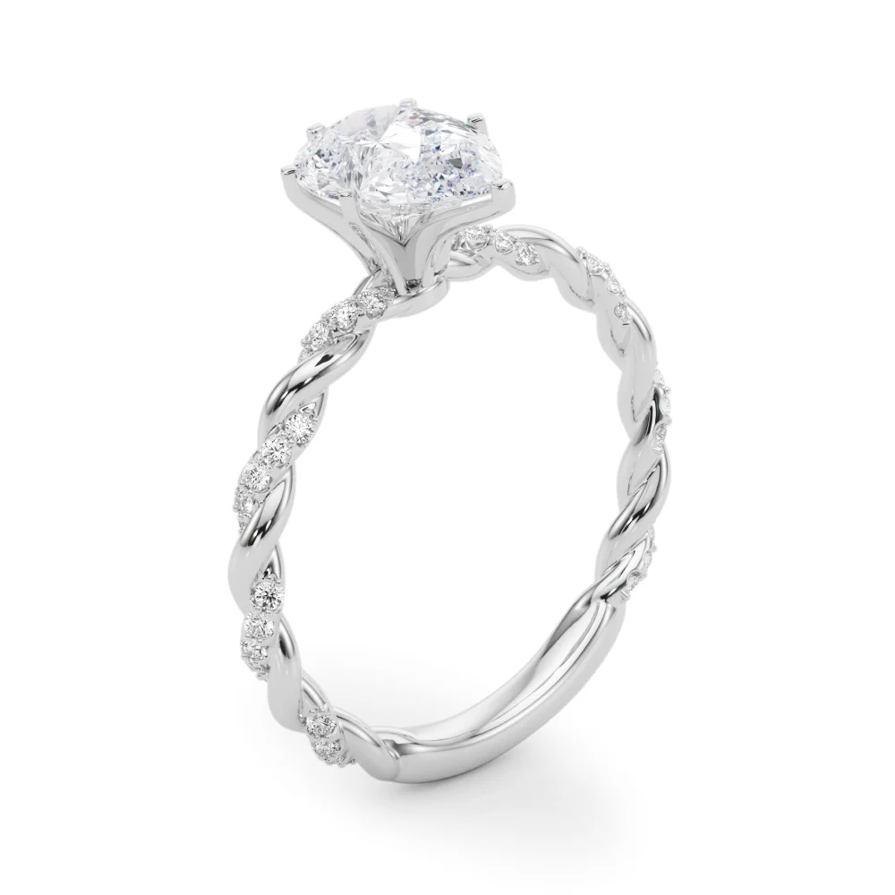 Twisted Rope Style Engagement Ring - Image 37