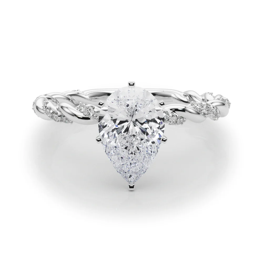 Twisted Rope Style Engagement Ring - Image 27