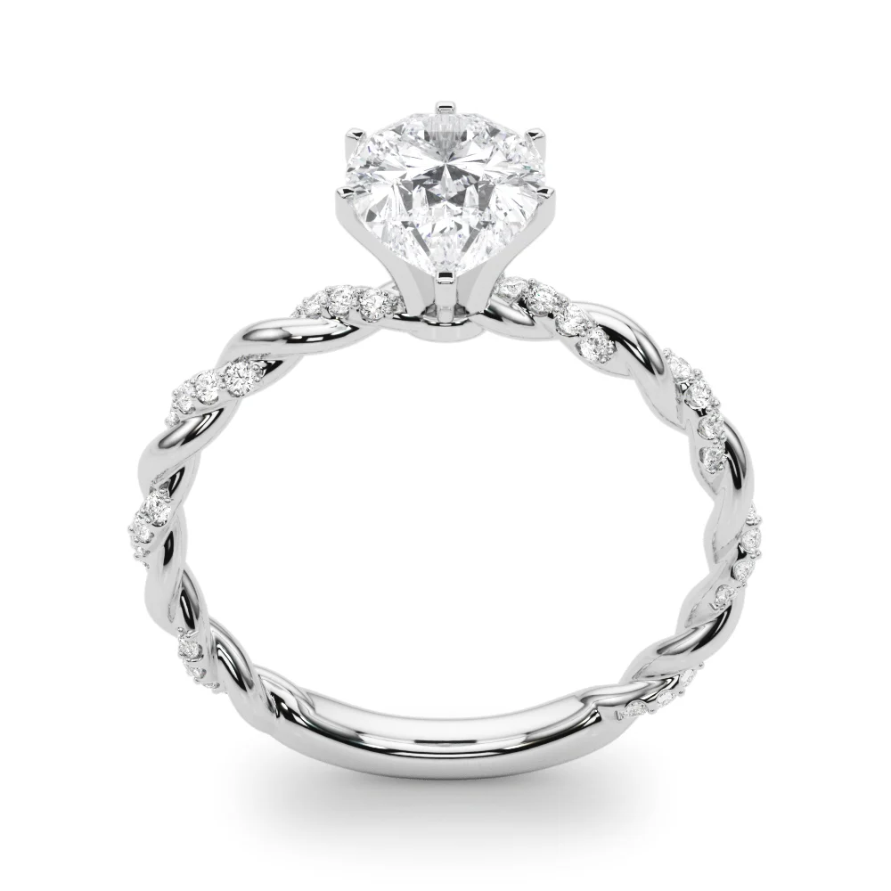 Twisted Rope Style Engagement Ring - Image 45