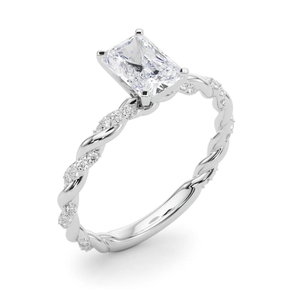 Twisted Rope Style Engagement Ring - Image 38