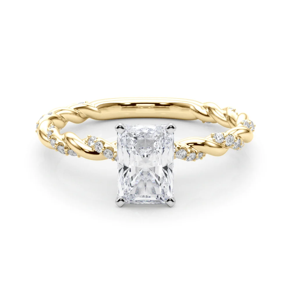 Twisted Rope Style Engagement Ring - Image 75